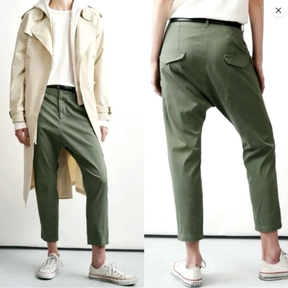 Nili Lotan Paris Pants on Olive Sz 2 Fits Larger